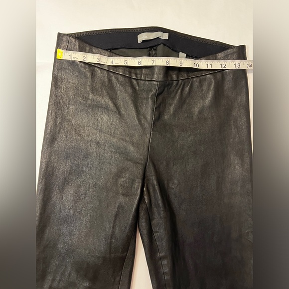 EUC Vince Leather Zip Leggings | Black | Size Medium - Picture 7 of 16